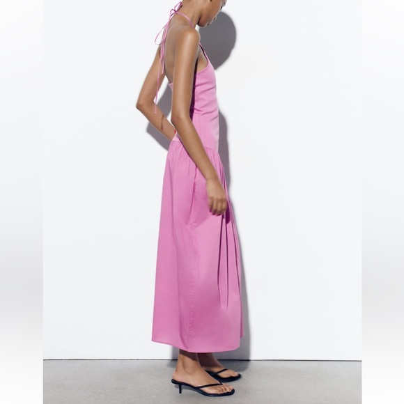 Zara NWT Halter top maxi dress - Picture 2 of 6